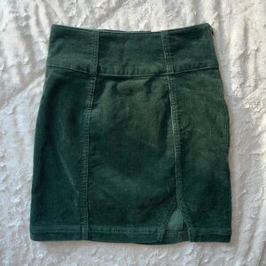 SO High Rise Side Notch Mini Skirt